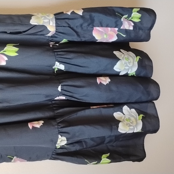 Lil Floral Black Dress - Picture 8 of 16